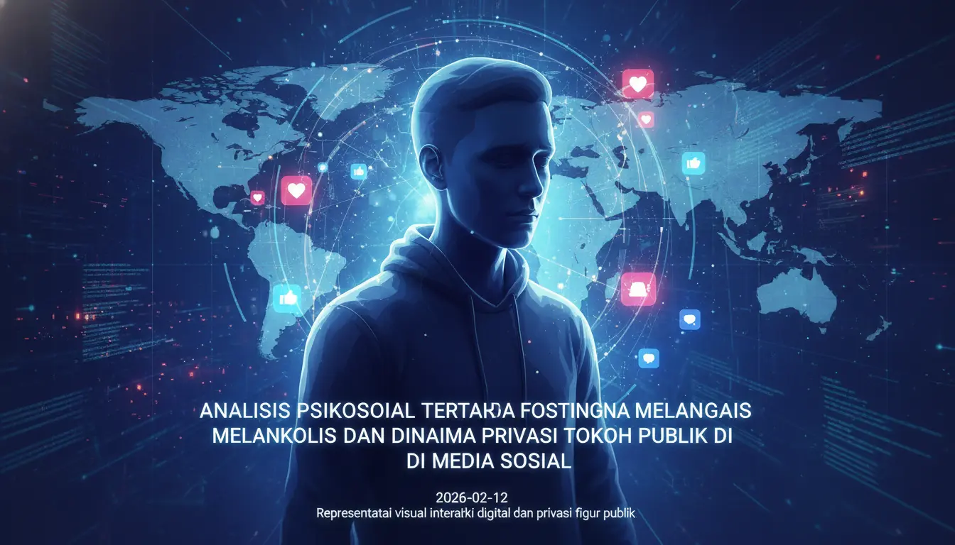 Analisis Psikososial Terhadap Fenomena Postingan Melankolis dan Dinamika Privasi Tokoh Publik di Media Sosial