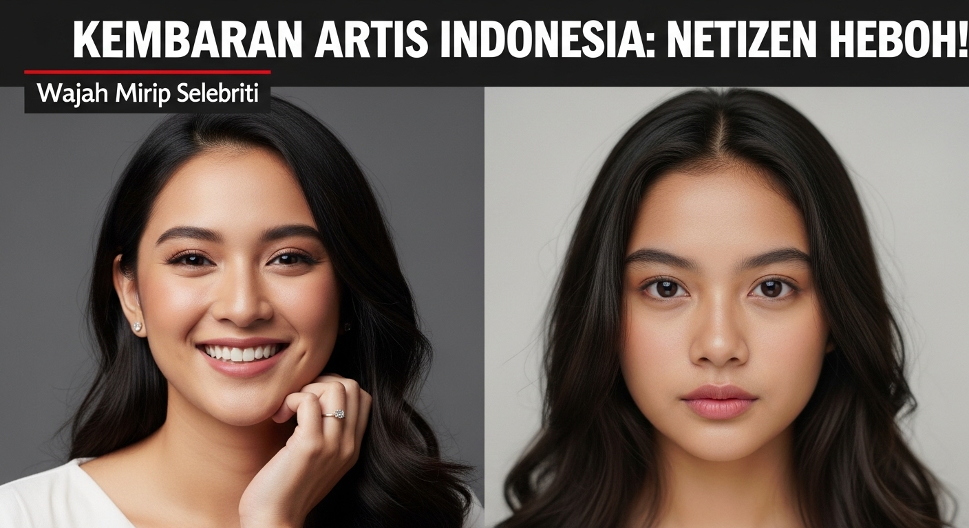 Kembaran Artis Indonesia: Netizen Heboh dengan Wajah Mirip Selebriti