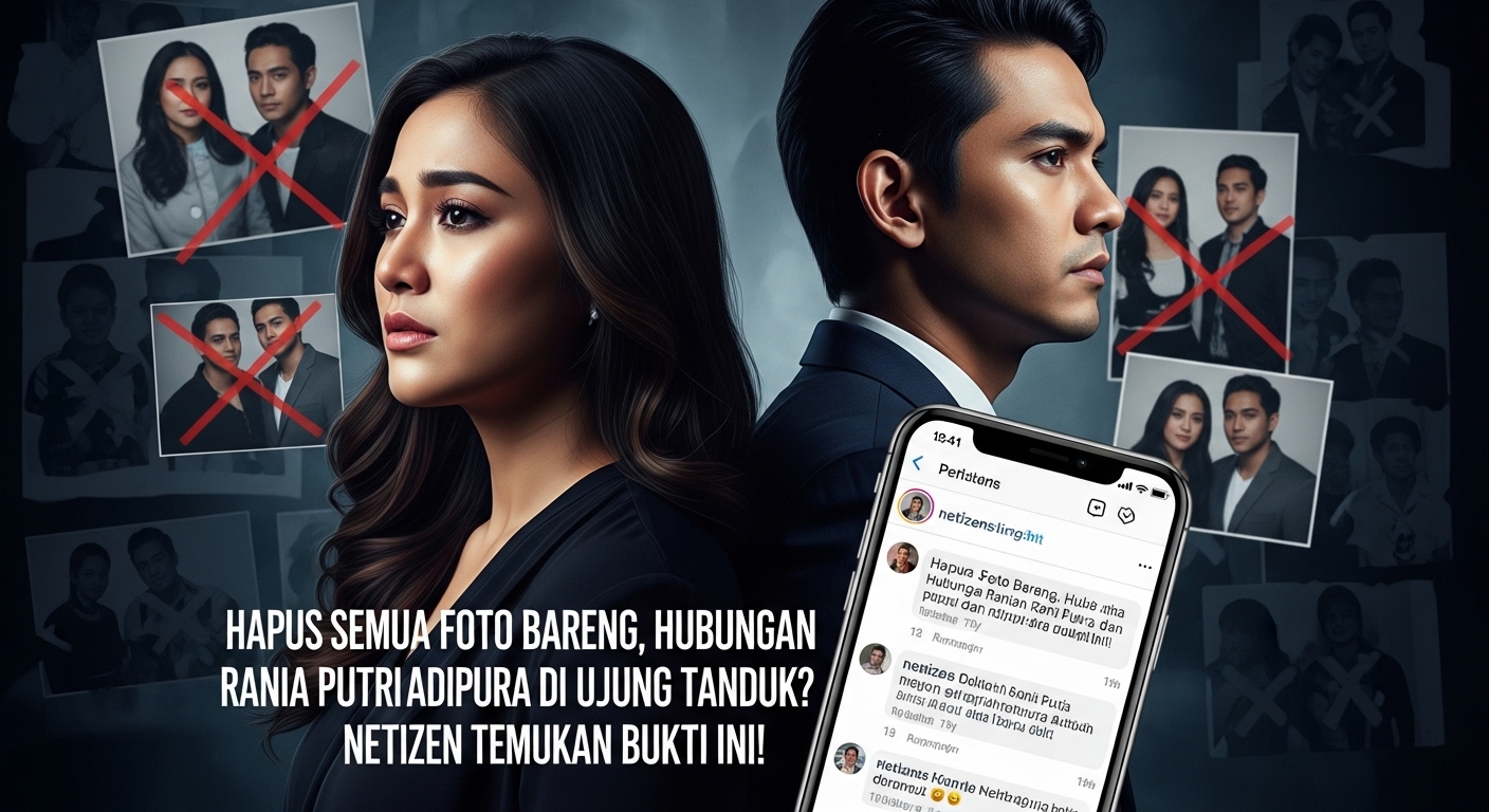 Hapus Semua Foto Bareng, Hubungan Rania Putri dan Adipura di Ujung Tanduk?